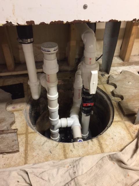 Plumbing work by All American Plumbing Heating and Cooling