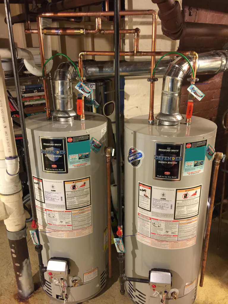 Two water heaters